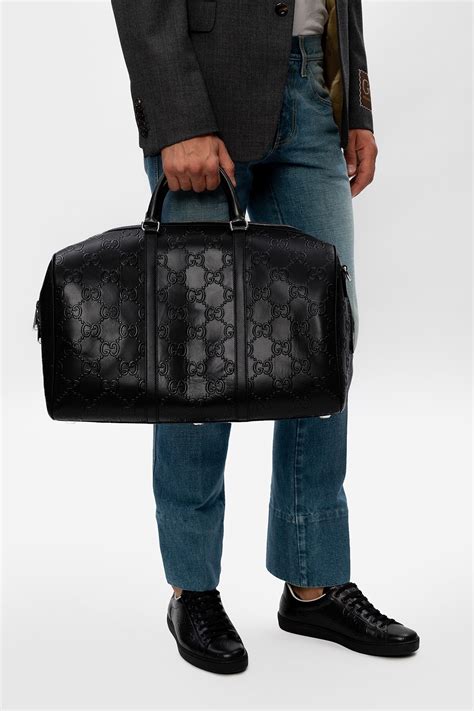 gucci hold all bag|gucci holdall for men.